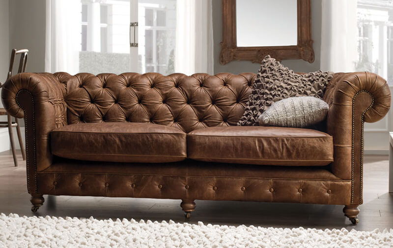 Canapea eleganta stil chesterfield