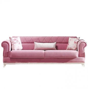 Canapea extensibila 3 locuri Idea Pink K1
