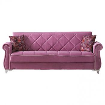 Canapea extensibila 3 locuri Style Pink