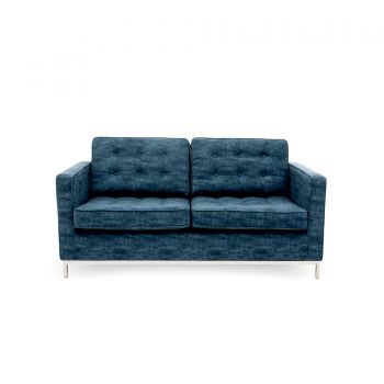 Canapea Fixa 2 locuri Ben Dark Blue