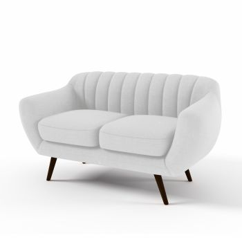 Canapea Fixa 2 Locuri Kennet Pastel Grey Couches Ro