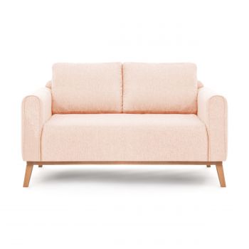 Canapea Fixa 2 locuri Milton Light Pink
