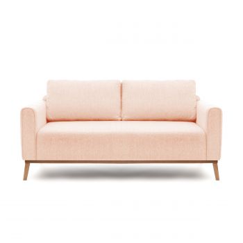 Canapea Fixa 3 locuri Milton Light Pink