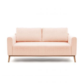 Canapea Fixa 3 locuri Milton Light Pink