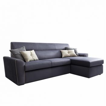 Coltar fix tapitat cu stofa, cu sezlong pe dreapta Teddy Albastru, l242xA136xH88 cm Coltar fix tapitat cu stofa, cu sezlong pe dreapta Teddy Albastru, l242xA136xH88 cm