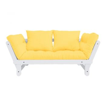 Canapea variabilă Karup Design Beat White/Yellow