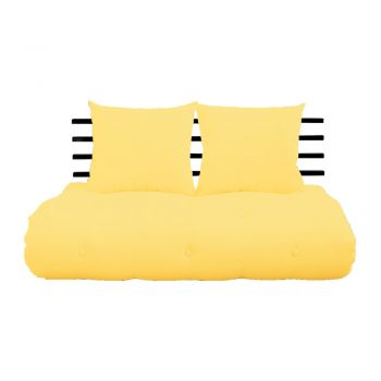 Canapea variabilă Karup Design Shin Sano Black/Yellow