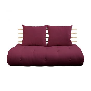 Canapea variabilă Karup Design Shin Sano Natur/Bordeaux
