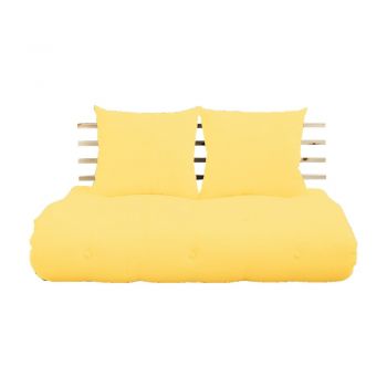 Canapea variabilă Karup Design Shin Sano Natur/Yellow