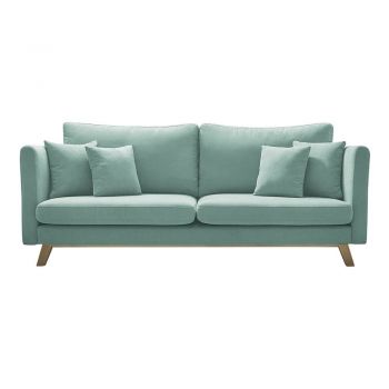 Canapea extensibilă Bobochic Paris Triplo, verde deschis Canapea extensibilă Bobochic Paris Triplo, verde deschis