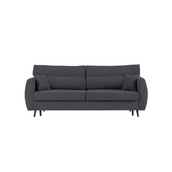 Canapea extensibilă cu 3 locuri și spațiu pentru depozitare Cosmopolitan design Brisbane, 231 x 98 x 95 cm, gri închis Canapea extensibilă cu 3 locuri și spațiu pentru depozitare Cosmopolitan design Brisbane, 231 x 98 x 95 cm, gri închis