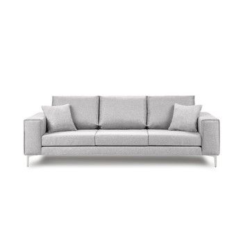 Canapea cu 3 locuri Cosmopolitan Design Cartagena, gri deschis Canapea cu 3 locuri Cosmopolitan Design Cartagena, gri deschis
