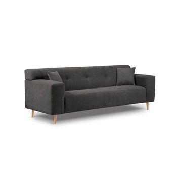 Canapea cu 3 locuri Kooko Home Twist, gri închis Canapea cu 3 locuri Kooko Home Twist, gri închis