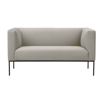 Canapea din catifea cu 2 locuri Windsor & Co Sofas Neptune, bej