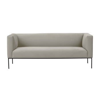 Canapea din catifea cu 2 locuri Windsor & Co Sofas Neptune, bej