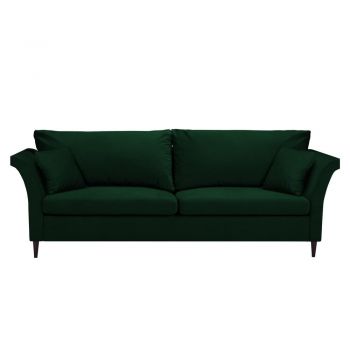 Canapea extensibilă cu spațiu pentru depozitare Mazzini Sofas Pivoine, verde