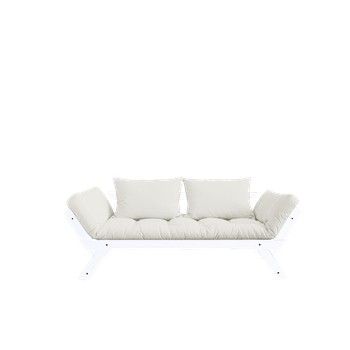 Canapea extensibilă Karup Design Bebop White/Natural