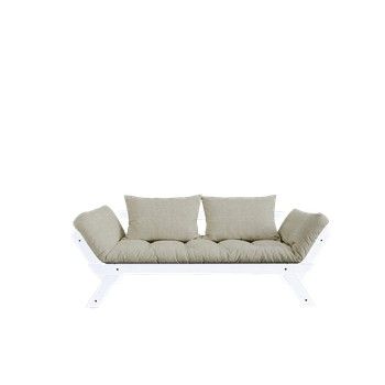 Canapea extensibilă Karup Design Bebop White, gri - bej