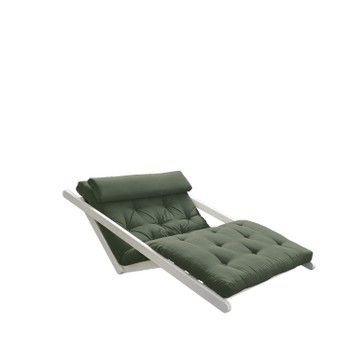 Canapea extensibilă Karup Design Figo White, verde