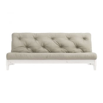 Canapea variabilă KARUP Design Fresh White/Linen, gri - bej