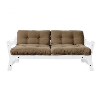 Canapea variabilă KARUP Design Step White/Mocca