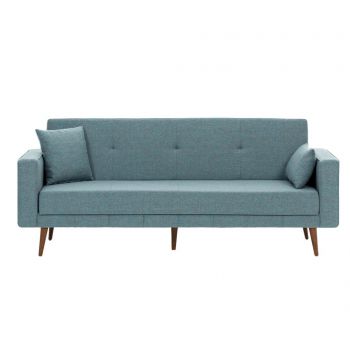 Canapea extensibila cu 3 locuri Balcab Home, Dublin Blue, albastru, 214x75x90 cm - Balcab Home, Albastru