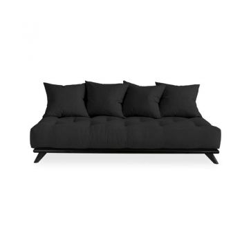 Canapea 3 locuri, stil scandinav, gri închis Senza Black Canapea 3 locuri, stil scandinav, gri închis Senza Black