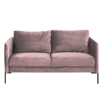 Canapea cu 2 locuri Actona Kingsley, roz pudră