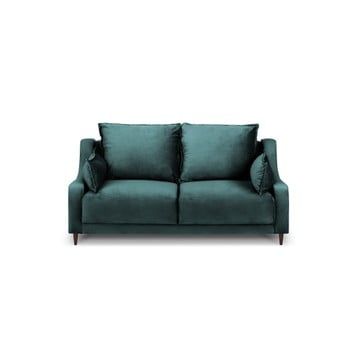 Canapea cu 2 locuri Mazzini Sofas Freesia, albastru petrol