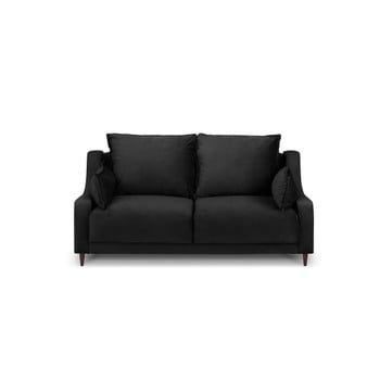 Canapea cu 2 locuri Mazzini Sofas Freesia, negru