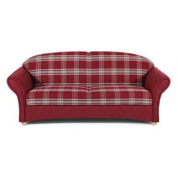 Canapea cu 3 locuri Max Winzer Corona, roșu