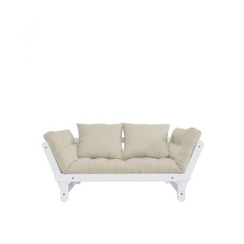 Canapea extensibilă bej Beat White Canapea extensibilă bej Beat White