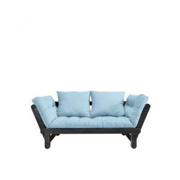 Canapea extensibilă bleu deschis Beat Black Canapea extensibilă bleu deschis Beat Black