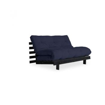 Canapea extensibilă bleumarin Roots Black Canapea extensibilă bleumarin Roots Black