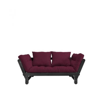Canapea extensibilă bordo Beat Black Canapea extensibilă bordo Beat Black