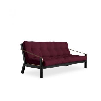 Canapea extensibilă bordo Poetry Black Canapea extensibilă bordo Poetry Black