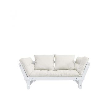 Canapea extensibilă crem Beat White Canapea extensibilă crem Beat White