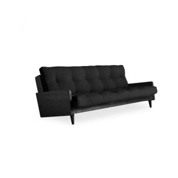 Canapea extensibilă gri închis 3 locuri Indie Black Canapea extensibilă gri închis 3 locuri Indie Black