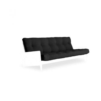 Canapea extensibilă gri închis 3 locuri Indie White Canapea extensibilă gri închis 3 locuri Indie White