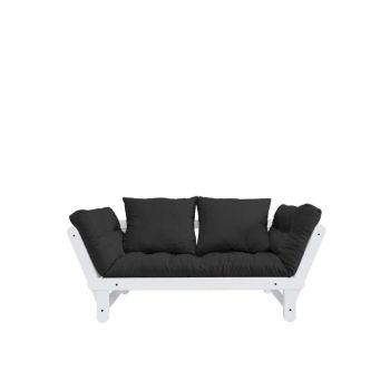 Canapea extensibilă gri închis Beat White Canapea extensibilă gri închis Beat White