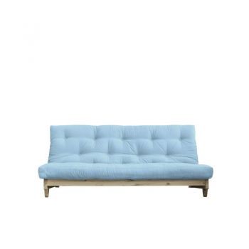 Canapea extensibilă textil bleu deschis Fresh Natur