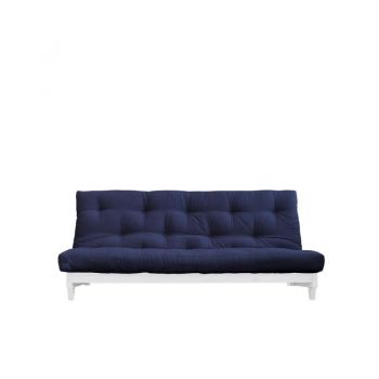 Canapea extensibilă textil bleumarin Fresh White Canapea extensibilă textil bleumarin Fresh White