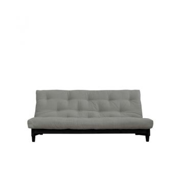 Canapea extensibilă textil gri Fresh Black