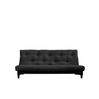 Canapea extensibilă textil gri închis Fresh Black Canapea extensibilă textil gri închis Fresh Black
