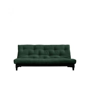 Canapea extensibilă textil verde Fresh Black