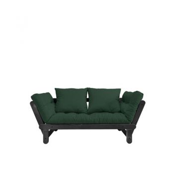 Canapea extensibilă verde Beat Black Canapea extensibilă verde Beat Black