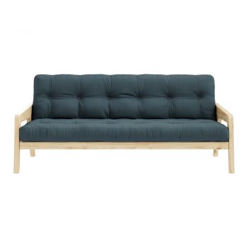 Canapea extensibilă albastră 204 cm Grab - Karup Design