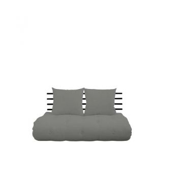 Sofa extensibilă textil gri Shin Sano Black
