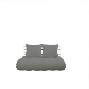 Sofa extensibilă textil gri Shin Sano Natur