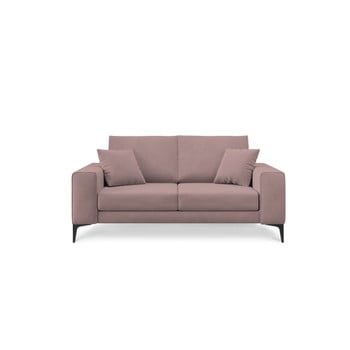 Canapea cu 2 locuri Cosmopolitan Design Lugano, roz pudră
